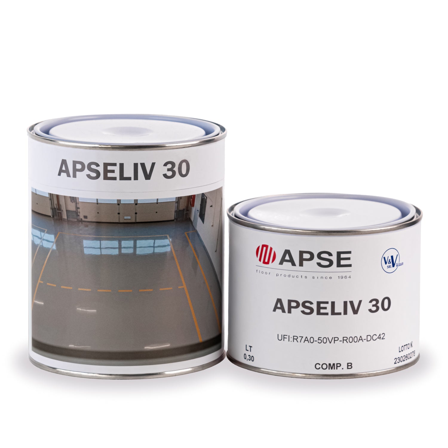APSELIV 30 autolivellante epossidico colorato alto spessore