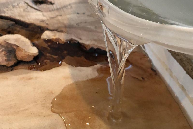APSEFLOOR GLASS autolivellante epossidico trasparente per colata o finitura
