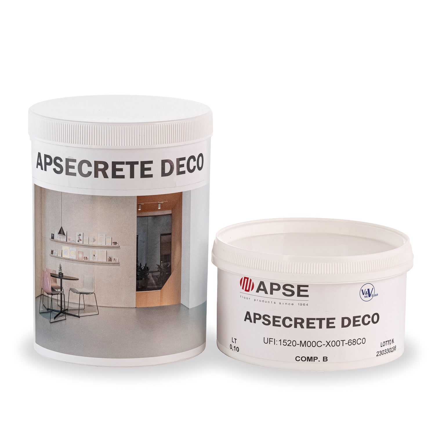 APSECRETE DECO  rasante decorativo epossidico base acqua