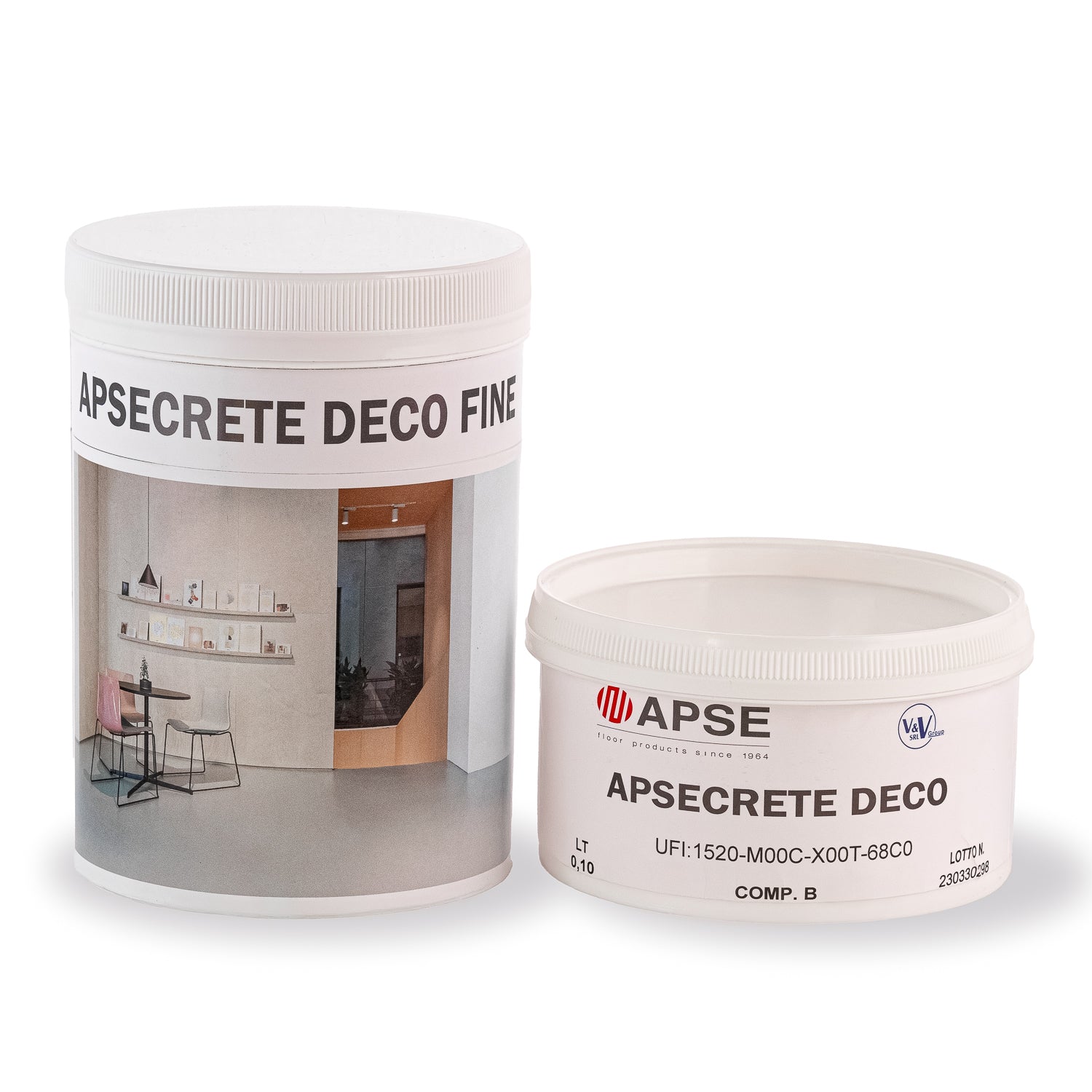 APSECRETE DECO FINE  Rasante decorativo epossidico base acqua
