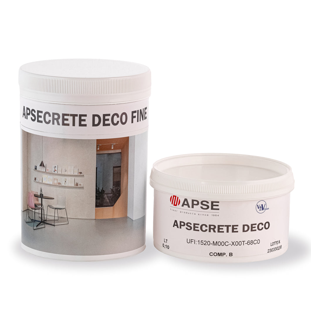 APSECRETE DECO FINE  Rasante decorativo epossidico base acqua